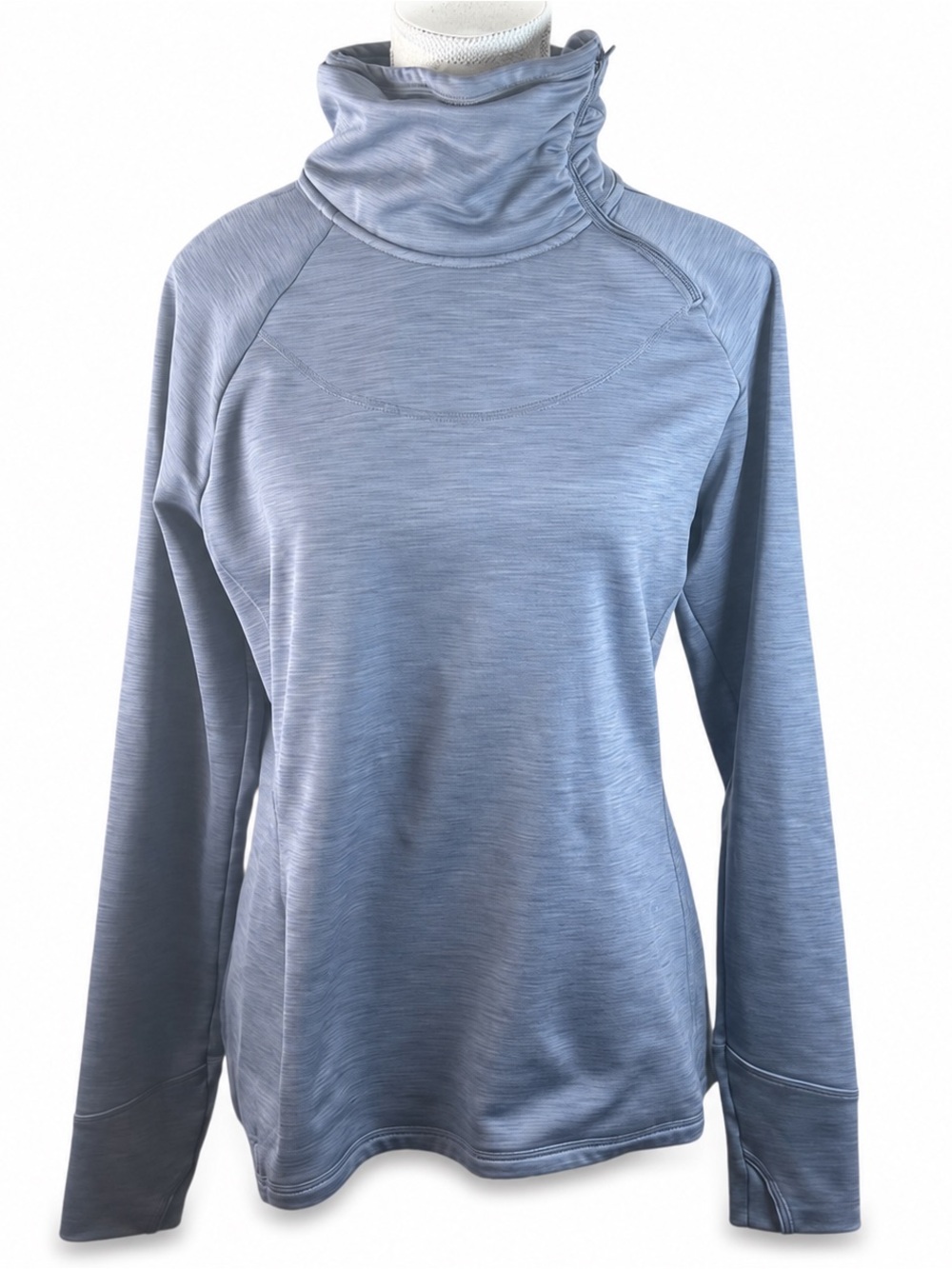 Athleta Rush Creek 1/4 Zip Fleece Pullover Women’s Large Gray Performance Top